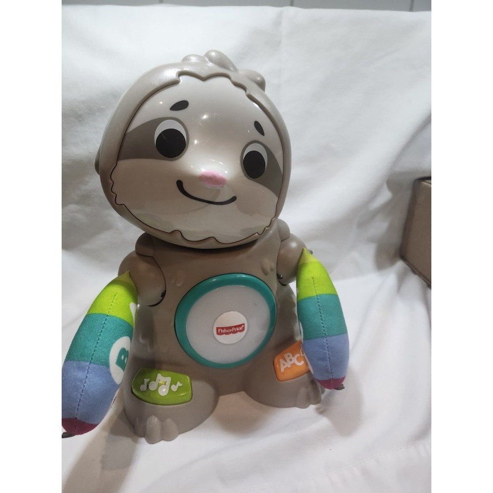 Fisher-Price Linkimals Smooth Moves Sloth, Interactive Music and Lights (Works!)